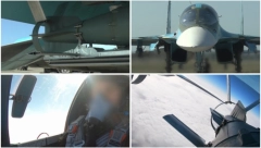 RUSI SIPAJU SMRT IZ VAZDUHA PO KURSKU Ministarstvo odbrane objavilo snimak dejstva Su-34 vazdušnim bombama (VIDEO)