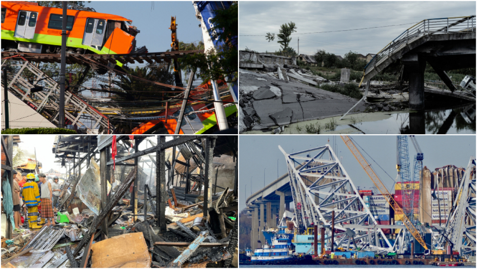 SRUŠENI MOSTOVI, KROVOVI, TERMINALI... Ovo su neka od najvećih obrušavanja koja su pogodila svet (VIDEO)