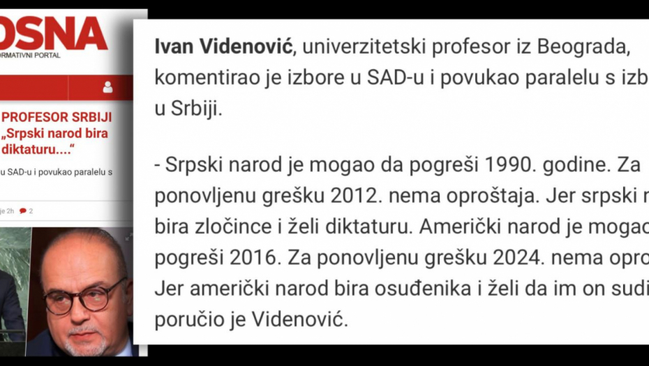 SKANDAL! Videnović otrčao kod islamista, poredio Vučića i Trampa, pa napao ceo srpski narod!