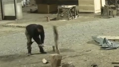NEZGODA NA FARMI! Zamahnuo sekirom iz sve snage, deblo skočilo, ukućani vrište - odmah mu pružili pomoć