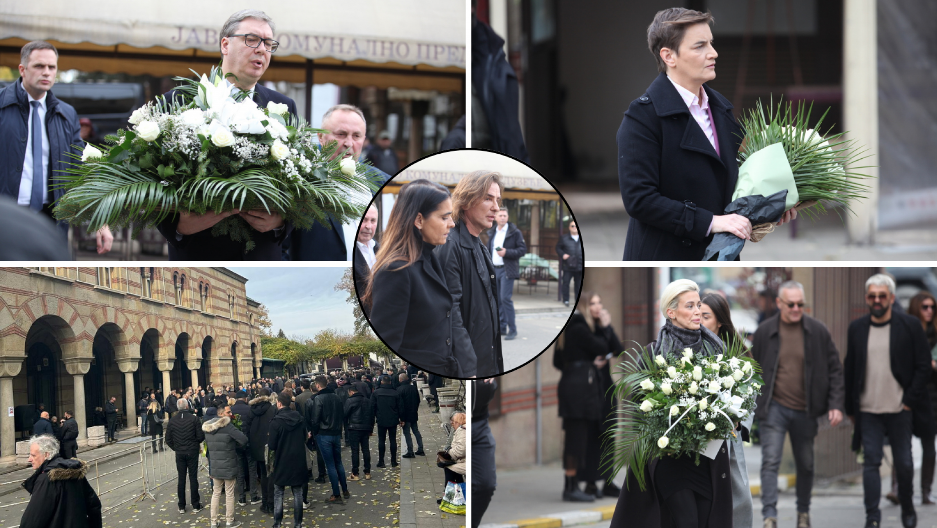 TUŽNA POVORKA NA NOVOM GROBLJU Brojne javne ličnosti odaju počast majci Željka Mitrovića (FOTO/VIDEO)