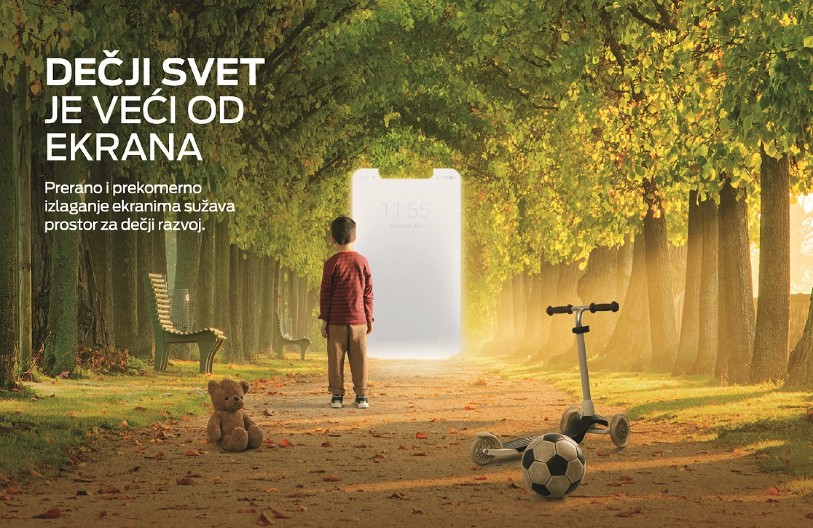 Projekat „Dečji svet je veći od ekrana“ nagrađen priznanjem „Kampanje sa svrhom“