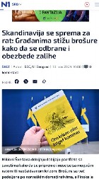 N1 SE RAZOTKRIO Godinama vode kampanju protiv Vojske Srbije i Vučića, a sada im je bitna Skandinavija