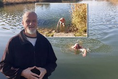 DOK SE OMLADINA SMRZAVA, OVAJ ZRENJANINAC PLIVA KAO OD ŠALE! Milan redovno zapliva u novembru!