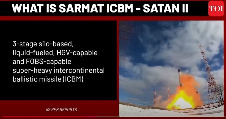 RUSIJA TESTIRA RAKETU "SARMAT" KOJA MOŽE DA SRAVNI OBLAST VELIČINE FRANCUSKE: Pobila bi milione u Evropi! Izračunata smrtnost u Londonu, Briselu, Madridu...