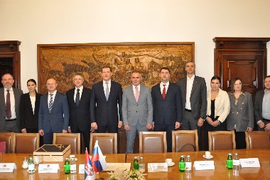 Delegacija Centralnog okruga Moskve u poseti opštini Savski venac