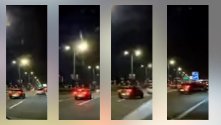 ZA DLAKU IZBEGNUTA TRAGEDIJA! Bahati vozač pri punoj brzini na Gazeli skreće na isključenje (VIDEO)