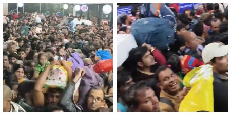 PUTNICI JURILI ZA DVA ZAKASNELA VOZA, IZGINILO 15 LJUDI U STAMPEDU Tragedija u Nju Delhiju (VIDEO)