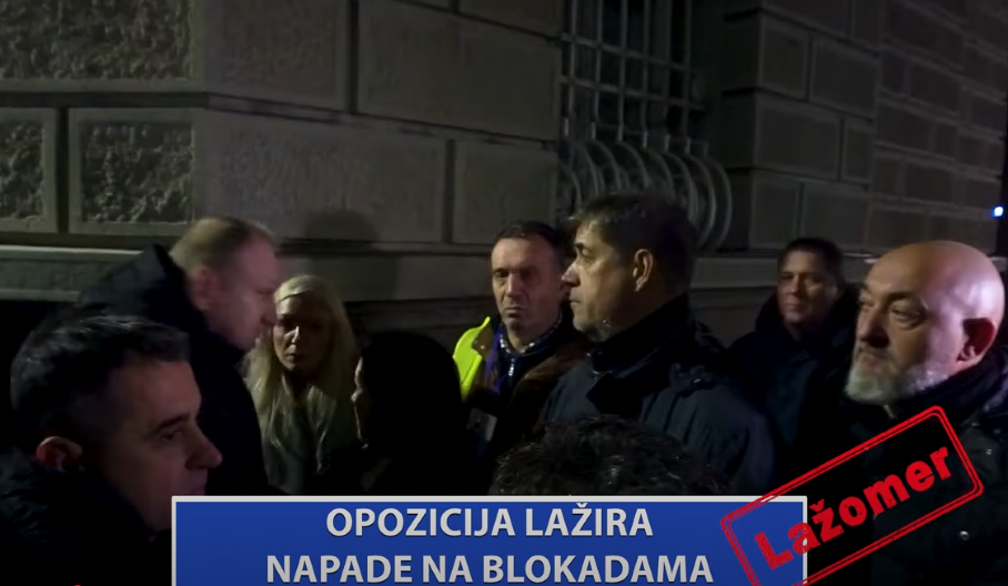 OPOZICIJA LAŽIRA NAPADE NA BLOKADAMA (VIDEO)