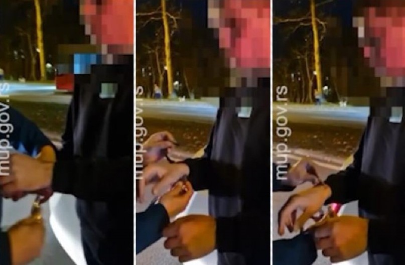 UHAPŠEN MUŠKARAC IZ ŽARKOVA - POGLEDAJTE AKCIJU POLICIJE: Nasrnuo na članove SNS i izlomio im štand sa cvećem! (VIDEO)