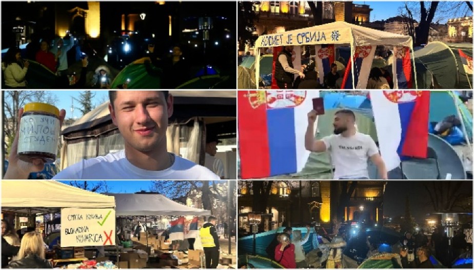 SVE VEĆI BROJ STUDENATA DOLAZI U PIONIRSKI PARK Dobijaju jezive pretnje od aktivista blokada, ali ne odustaju od svojih zahteva (FOTO/VIDEO)