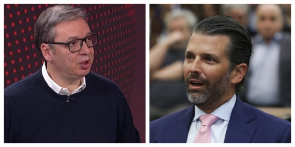 BOMBA VEST! DONALD TRAMP MLAĐI SLETEO U BEOGRAD Sastaje se sa Vučićem