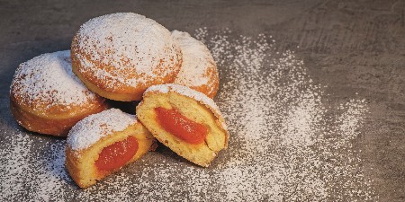 KROFNE SA DŽEMOM OD KAJSIJA Mekane i vazdušaste, po receptu bez mane