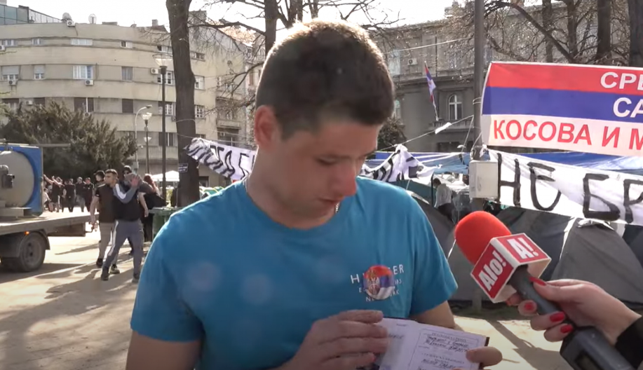 ISTRAJNI U SVOJOJ BORBI ZA OBRAZOVANJEM UPRKOS SVEMU: Alo! u "Ulici studenta koji žele da uče" (VIDEO)