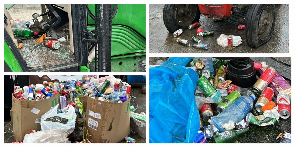 GROZNE SCENE ISPRED SKUPŠTINE SRBIJE JUTRO POSLE DIVLJANJA EKSTREMISTA Planine đubreta u glavnom gradu (FOTO)