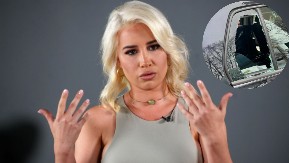 NAKON PLJAČKE JU JE DOČEKAO STRAVIČAN PRIZOR Automobil Tee Bilanović potpuno uništen, staklo na sve strane (FOTO)