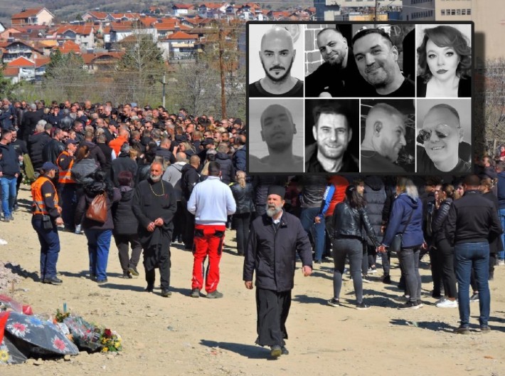 SAHRANJENO SEDAM ČLANOVA GRUPE DNK NASTRADALIH U POŽARU "Mirno nebo i široka rajska polja"