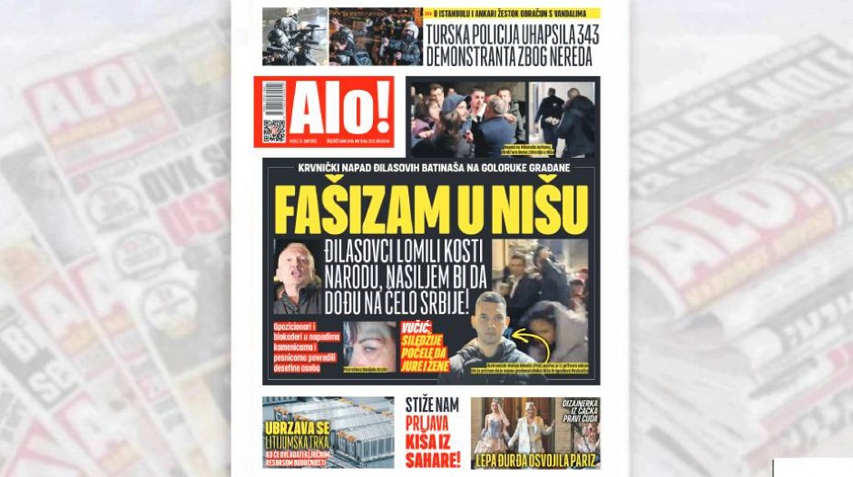 FAŠIZAM U NIŠU Đilasovci lomili kosti narodu, nasiljem bi da dođu na čelo Srbije!