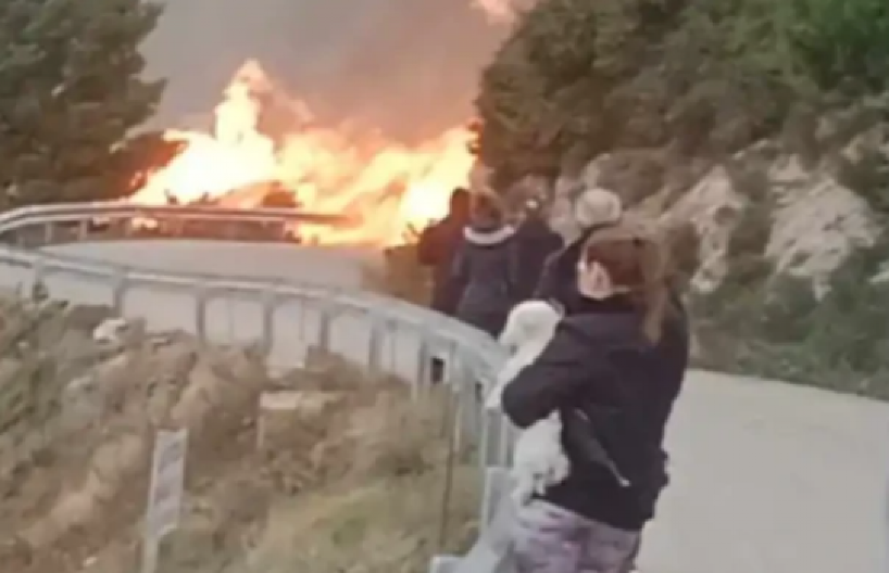 BUKTI POŽAR, U PLAMENU POZNATO LETOVALIŠTE SRBA! Vatra došla do naselja i plaža, naređena HITNA EVAKUACIJA (VIDEO)