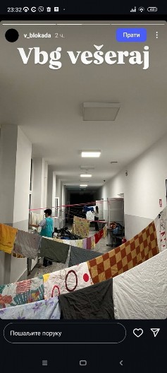 PETA BEOGRADSKA GIMNAZIJA PRETVORENA U VEŠERAJ Blokaderi suše veš u školskoj ustanovi koju je država renovirala (FOTO)