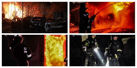 MASOVNI NAPAD NA DNJEPAR I HARKOV Zgrade i automobili u plamenu, povređeno 14 osoba (FOTO)