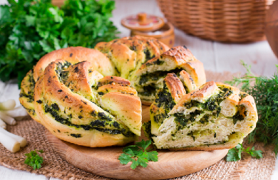 POSNA CVETNA POGAČA SA SREMUŠEM Sočna i mekana kao duša, samo dodajte prilog po želji