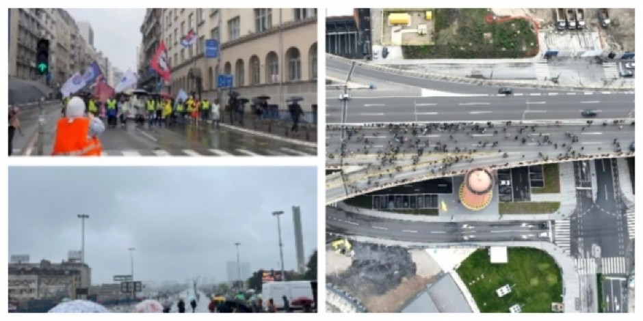 IDITE PEŠKE UMORNI S POSLA DOK SE MI BAHATIMO Juče su blokaderi opet terorisali narod, taktički biraju SAMO ŽILE KUCAVICE BEOGRADA