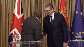 "VAŠA TAJNA SLUŽBA IMA PRECIZNE PODATKE O TOME, KAO I NAŠA" Vučić je ovo kratko rekao Lamiju o protestima kod njih i nas