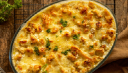 ZAPEČENA PILETINA SA PAVLAKOM I KAČKAVALJEM Držaće vas dugo sitim, a preukusno