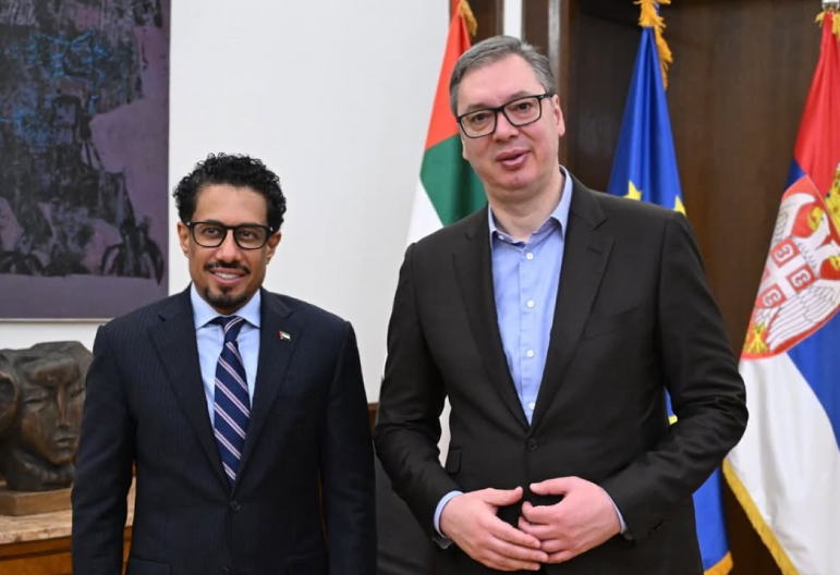 VUČIĆ SA AMBASADOROM UAE "Zahvalio sam na pismu kojim predsednik Bin Zajed potvrđuje učešće na Ekspo"