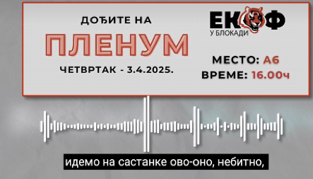 RASKRINKAVANJE BLOKADERA! Puna istina o plenumima: Tri snimka koja će vam otvoriti oči! (VIDEO)