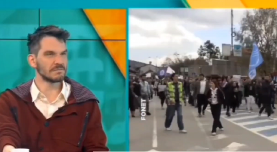 IZVREĐALI OCA ŽRTVE IZ NOVOG SADA JER MISLI DRUGAČIJE I PODRŽAVA VUČIĆA! Sramota u režiji opozicije i blokadera u programu uživo (VIDEO)