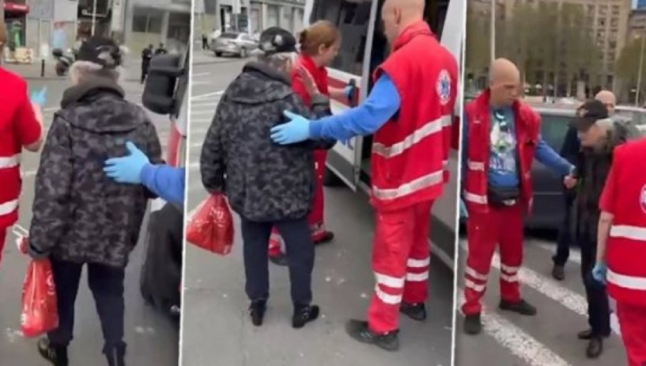 BLOKADERKA NAPALA STARIJU ŽENU U CENTRU BEOGRADA: "Nasrnula je na mene i udarila me pesnicom!" (FOTO/VIDEO)