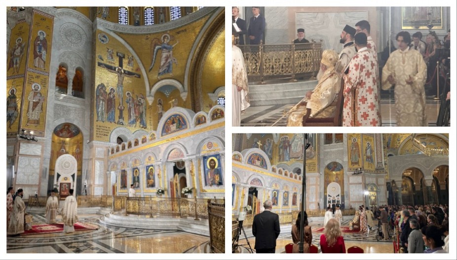 HRAM SVETOG SAVE PUN VERNIKA Počela jutarnja Vaskršnja liturgija (FOTO) (VIDEO)