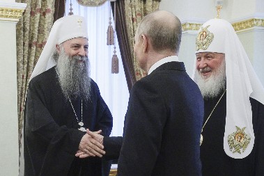 "OBOJENA REVOLUCIJA MORA BITI POBEĐENA" Prenosimo kompletan razgovor patrijarha Porfirija i Putina, potvrdili da Vučić dolazi u Moskvu