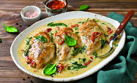 AJMOKAC SA SPANAĆEM I PILETINOM Rapsodija ukusa u svakom zalogaju, za ručak koji se pamti