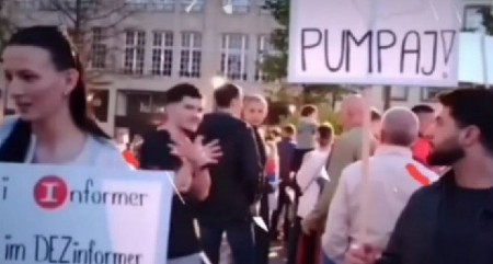 BLOKADERI RTS PODRŽAVAJU VELIKU ALBANIJU Uhvatila ih kamera! Sada je sve jasno (VIDEO)