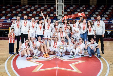 Košarkašice Crvene zvezde nove šampionke Srbije
