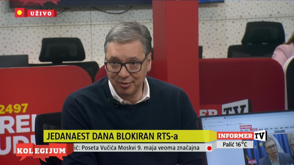 DECU SU NAM ZLOUPOTREBILI U POLITIČKE SVRHE! Aleksandar Vučić: "RTS je do pre nekoliko dana u potpunosti učestvovala u obojenoj revoluciji"