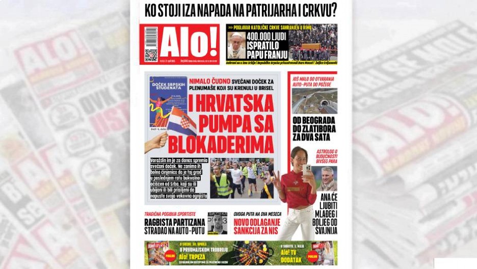 I HRVATSKA PUMPA SA BLOKADERIMA! Svečani doček za plenumaše koji su krenuli u Brisel