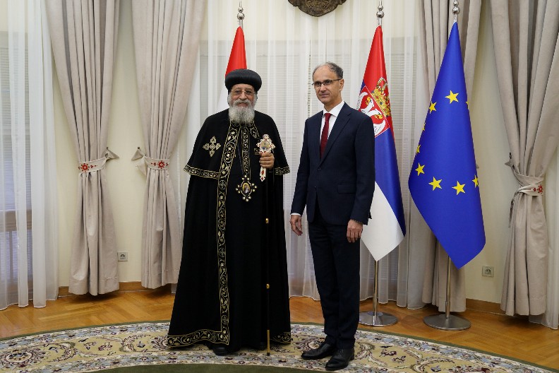 Macut sa poglavarom Koptske pravoslavne crkve o prijateljskim vezama dve zemlje