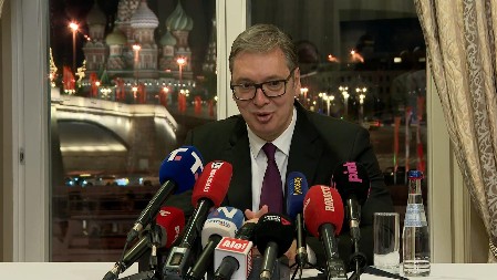 "NAROD SE OSVESTIO, POBUNIO PROTIV STRANOG MEŠANJA" Vučić: Odluka da dođem ovde bila je sasvim racionalna! Dao sam reč i ona nešto znači, ovde u Moskvi to znaju