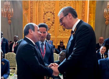 VUČIĆ I AL SISI: Sastanak sa prijateljem u Moskvi