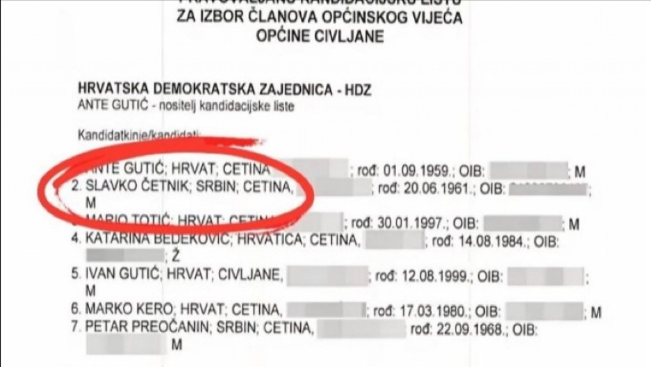 SLAVKO ČETNIK, SRBIN KANDIDAT HDZ-a NA IZBORIMA: Šok u Hrvatskoj!