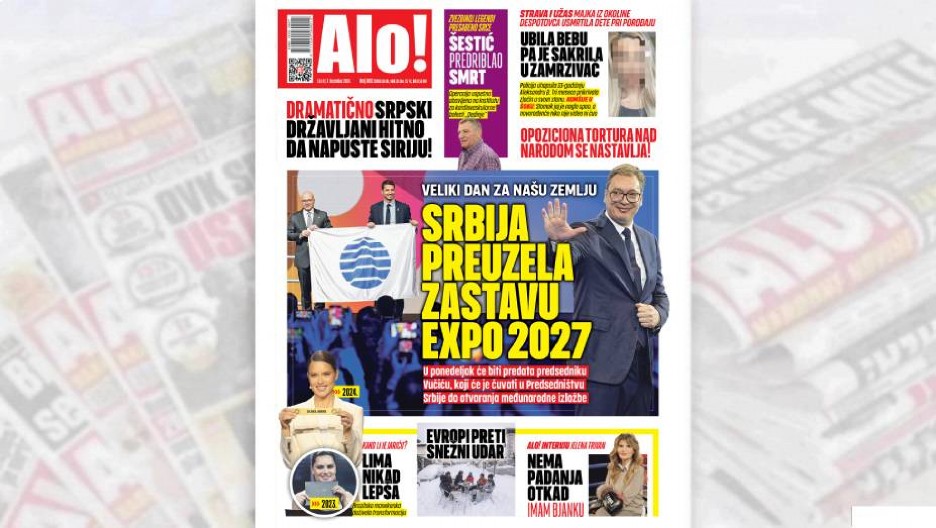SRBIJA PREUZELA ZASTAVU EXPO 2027 Veliki dan za našu zemlju