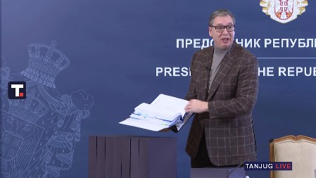 KOMPLETNA DOKUMENTACIJA NA UVID JAVNOSTI Vučić najavio: Svi će imati priliku da vide sutra od 9 ili 10 časova