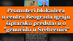 PROMOTERI BLOKADERA I ANTISRPSKI MEDIJI UDRUŽENI Poslušajte kako Mirjana Karanović i Albanac Ukaj predstavljaju Srbe kao genocidan narod (VIDEO)