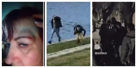 PLJUVANJE, GAĐANJE JAJIMA IZ PRAĆKE, GAĐANJE KAMENICAMA, POLIVANJE VODOM Pune ruke posla za policiju nakon monstruoznog nasilja blokadera u Nišu! (FOTO/VIDEO)