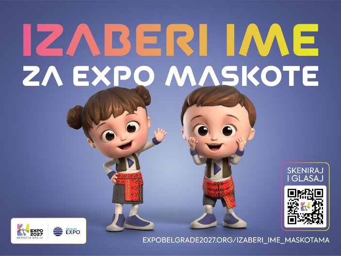 Maskote EXPO 2027 Beograd dobijaju imena, učestvuj i ti u izboru
