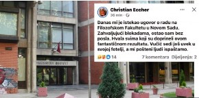 KRAJ OBOJENE REVOLUCIJE! Otkrivena istina o situaciji na Filozofskom fakultetu
